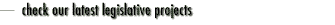 Legislative Projects